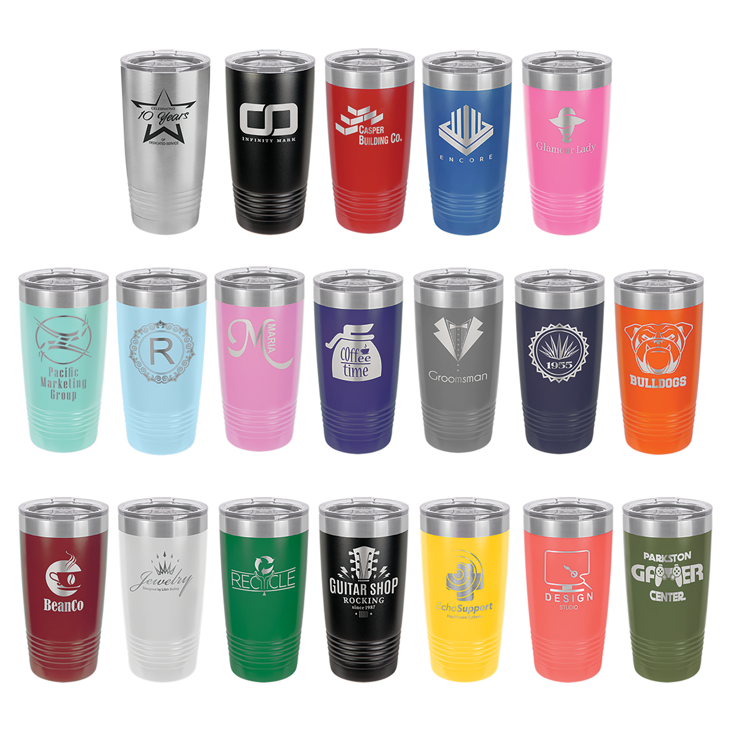 Polar Camel 20oz Ringneck Tumblers Personalized