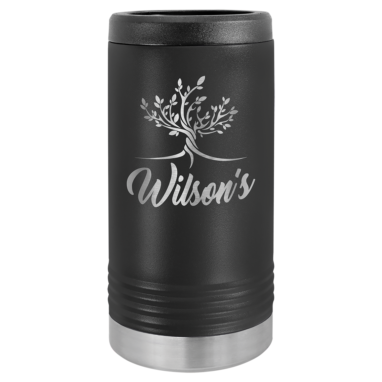 Laser Engraved Polar Camel Slim Beverage Holder Can Cooler