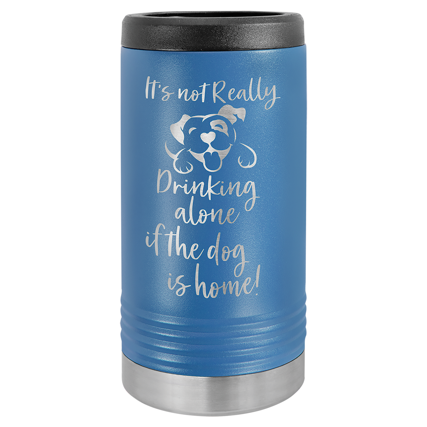 Laser Engraved Polar Camel Slim Beverage Holder Can Cooler