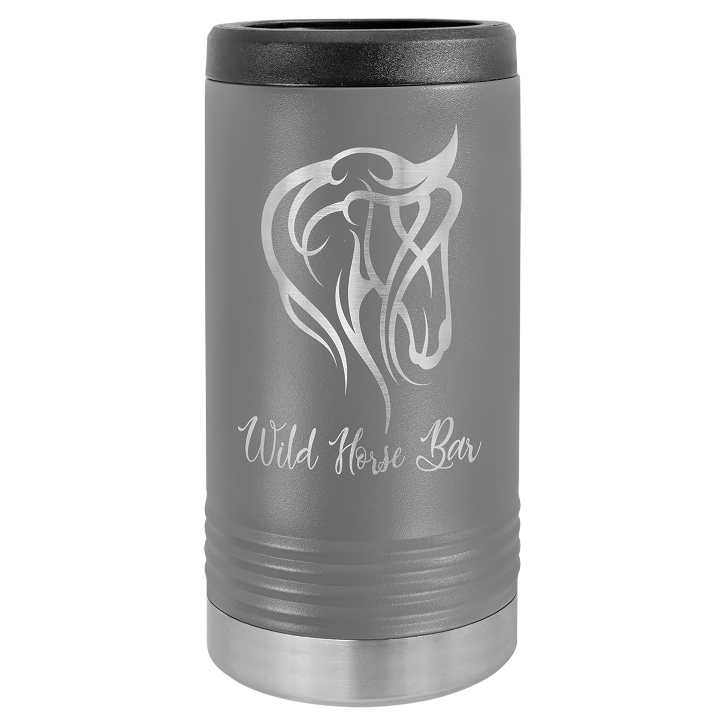 Laser Engraved Polar Camel Slim Beverage Holder Can Cooler