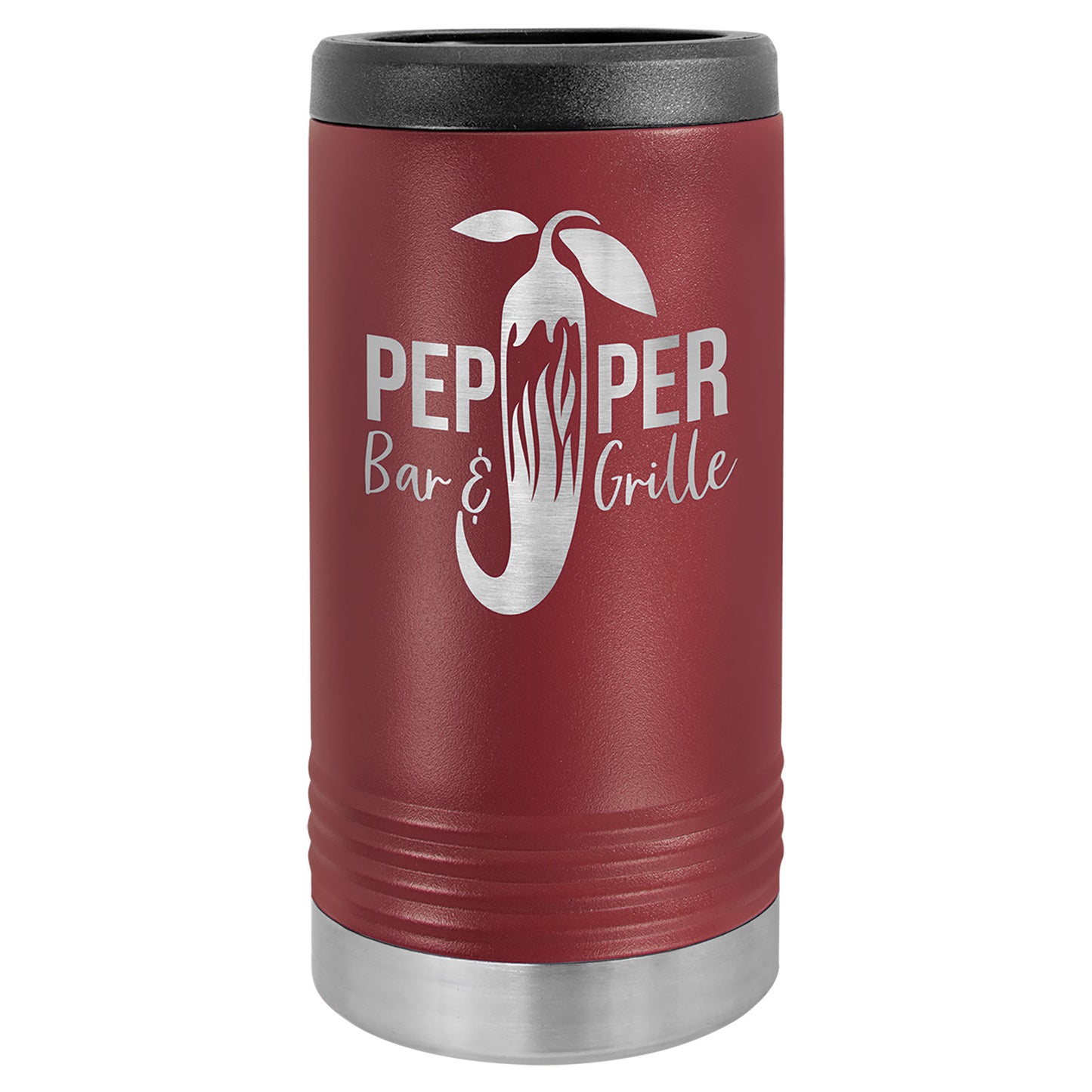 Laser Engraved Polar Camel Slim Beverage Holder Can Cooler