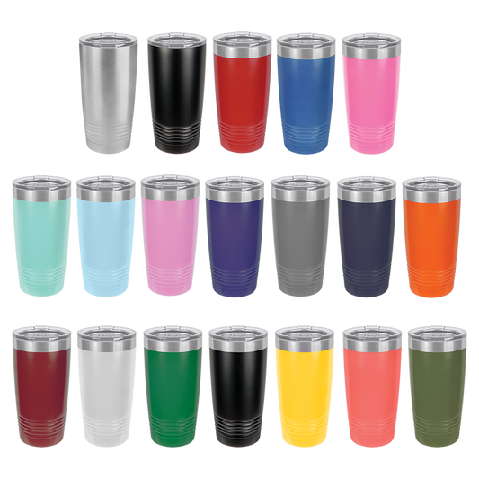 Veterans Day Special 25% Off Polar Camel 20 oz Ringneck Tumblers Personalized - Discount Applied at Checkout