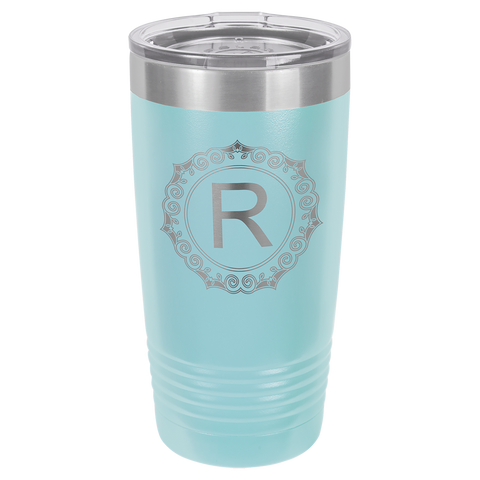 Light Blue Polar Camel 20oz Ringneck Tumbler - Personalized