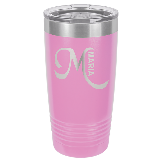 Light Purple Polar Camel 20oz Ringneck Tumbler - Personalized