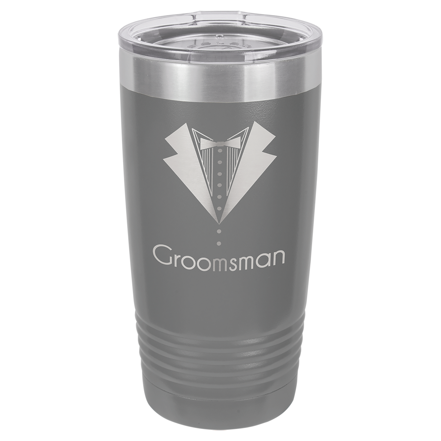 Dark Gray Polar Camel 20oz Ringneck Tumbler - Personalized