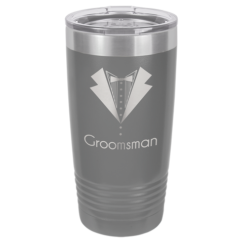 Dark Gray Polar Camel 20oz Ringneck Tumbler - Personalized