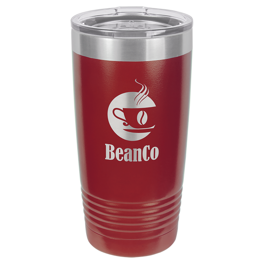 Maroon Polar Camel 20oz Ringneck Tumbler - Personalized