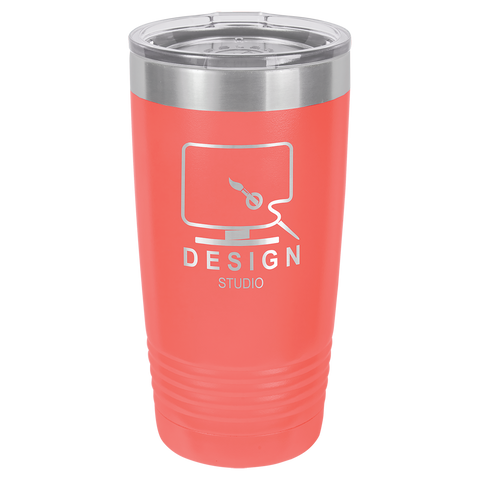 Coral Polar Camel 20oz Ringneck Tumbler - Personalized