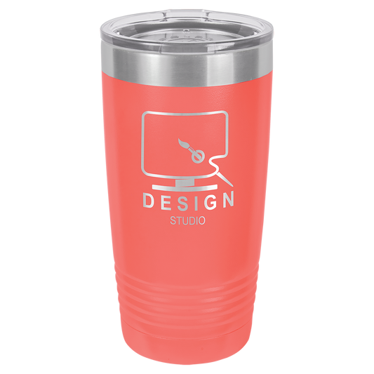 Coral Polar Camel 20oz Ringneck Tumbler - Personalized