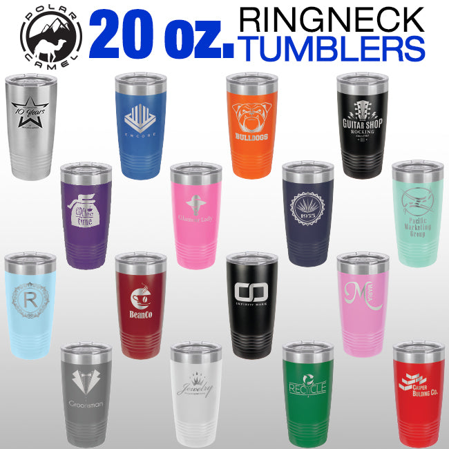 Personalized 20 Oz. Polar Camel Ring Neck Tumbler - 6 Count